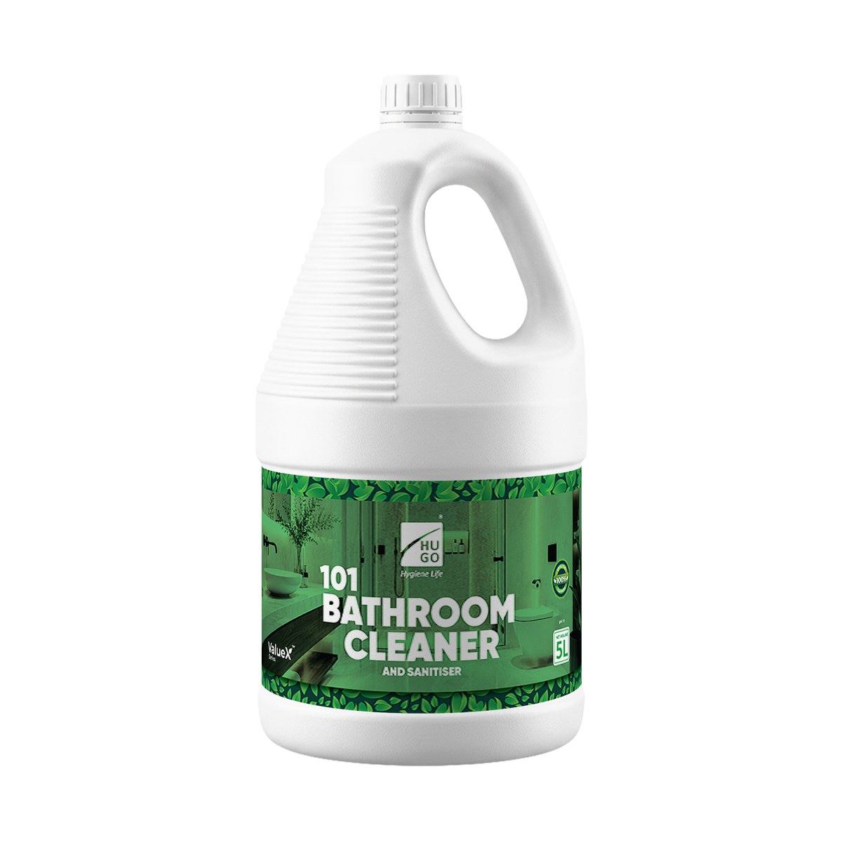HUGO H1 BATHROOM CLEANER-CUM-SANITISER CONCENTRATE 5 LTR