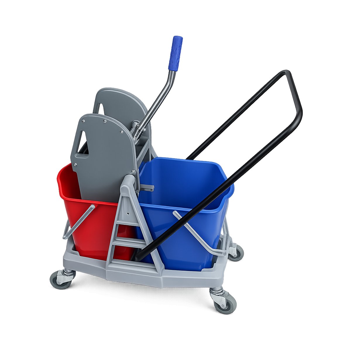 MOP WRINGER TROLLEY 36 LTR DOUBLE BUCKET