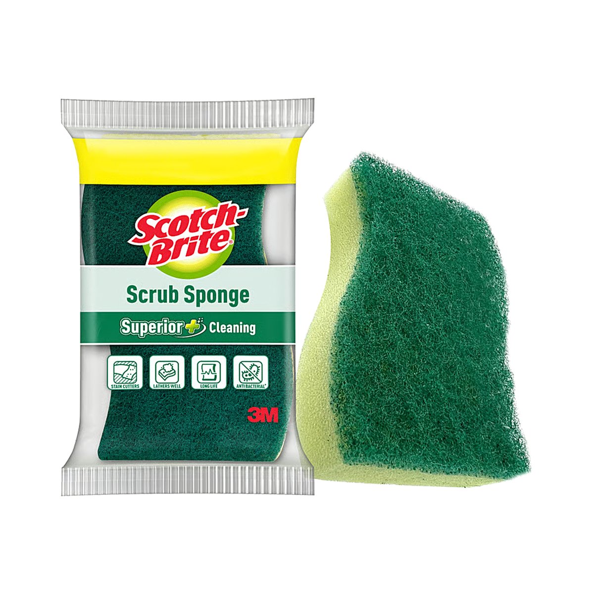 SCOTCH BRITE WITH SPONGE 3M