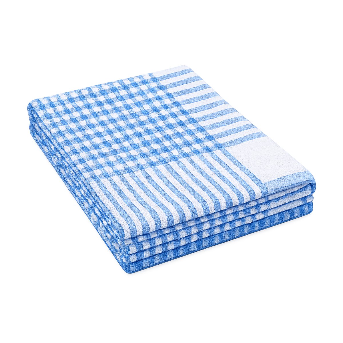 CHECKS DUSTER BLUE