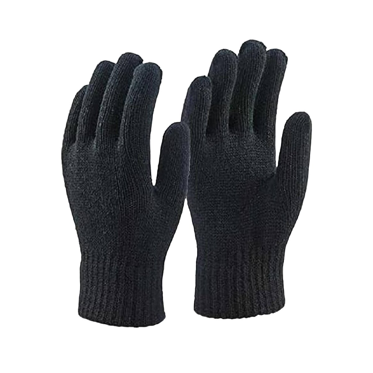 HAND GLOVES COTTON BLACK