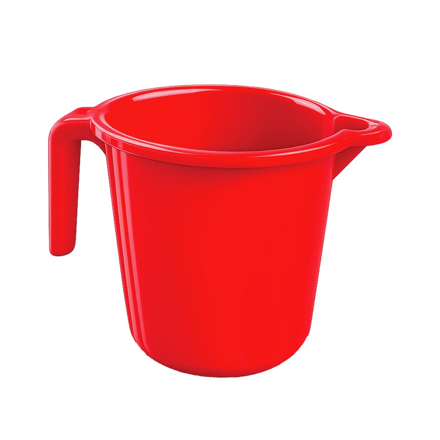 PLASTIC MUG RED
