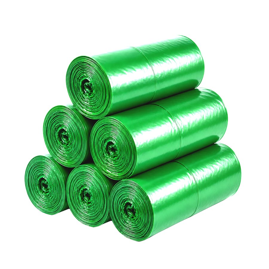 GARBAGE BAGS 30 X 50 BIO DEGRADABLE GREEN HUGO