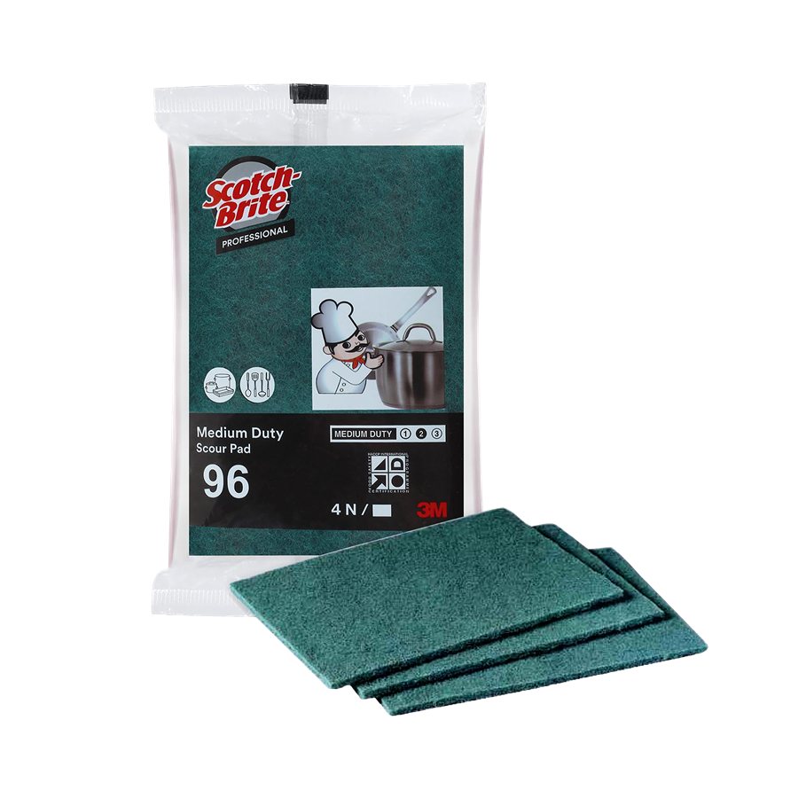 SCOTCH BRITE (MEDIUM DUTY) (3M) (PACK OF 4) SMALL