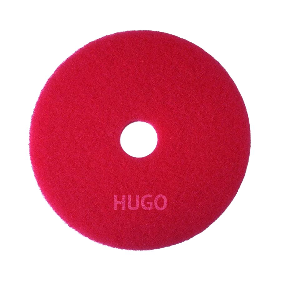SCRUBING PAD (HUGO) 17'' RED