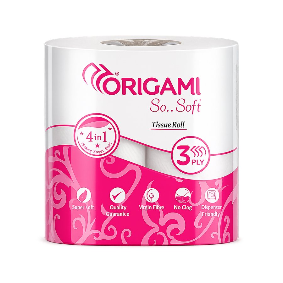 TISSUE ROLL ORIGAMI 480 PULLS